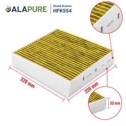 Alapure Koolstoffilter geschikt voor Gaggenau 11058753 / 11028106 / AA410110 (2St.)