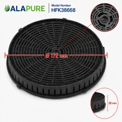 Alapure Koolstoffilter geschikt voor Elica CFC0038668 / Type 57  / CFC0140343 / KIT0161388