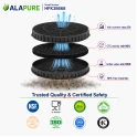 Alapure Koolstoffilter geschikt voor AEG MCFE21 / 9029801496 / 4055171138 /  Type 57 / Model 57