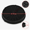 AEG Koolstoffilter MCFE21ST / 9029801496 / 4055171138 / Model 57 / Type 57 / MCFE21 (2St.)