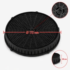 Ikea Koolstoffilter 482000009691 / AMC072 (2 St.)