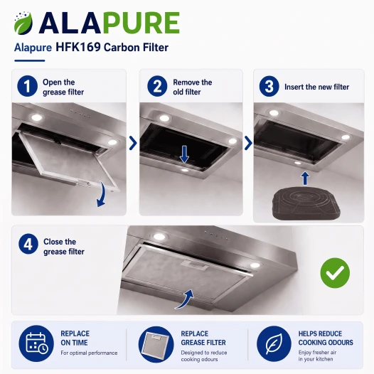 Alapure Koolstoffilter geschikt voor AEG MCFE14 / E3CFE200 / 9029800605 / Type 200 (2st.)