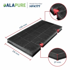 Alapure Koolstoffilter geschikt voor Whirlpool FAT150 / CHF150/1 / 484000008580