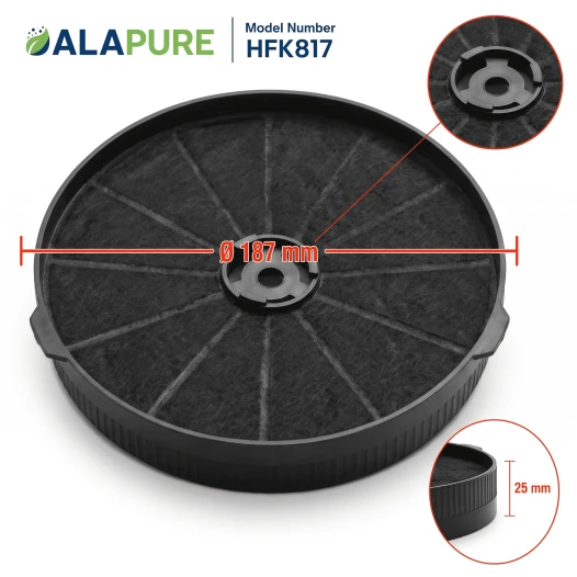 Alapure HFK817 Koolstoffilter geschikt voor KKT Kolbe Koolstoffilter K111