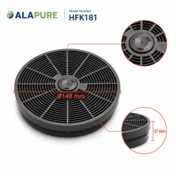 Alapure Koolstoffilter geschikt voor Hygena ACM14 / KF9179183012