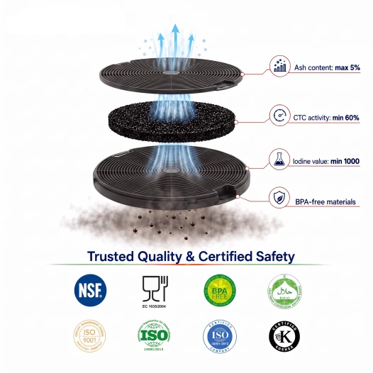 Pelgrim Koolstoffilter KF27 / 724648 / ACC931 (2-pack)