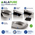 Alapure Koolstoffilter geschikt voor Bosch 11022296 / DWZ0DX0A0