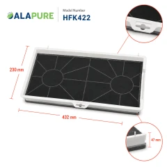 Alapure Koolstoffilter geschikt voor Constructa 00465577 / CZ5155X0