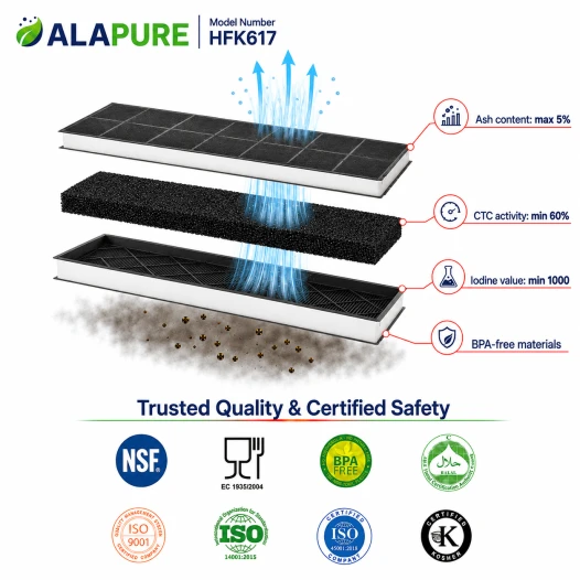 Alapure Koolstoffilter geschikt voor Balay 00296178 / 296178 / DHZ3406