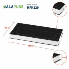Alapure Koolstoffilter geschikt voor Siemens 00434229 / 434229 / LZ45501