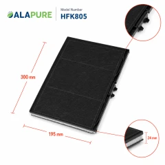 Alapure Koolstoffilter geschikt voor Constructa 11008080 / 11025805