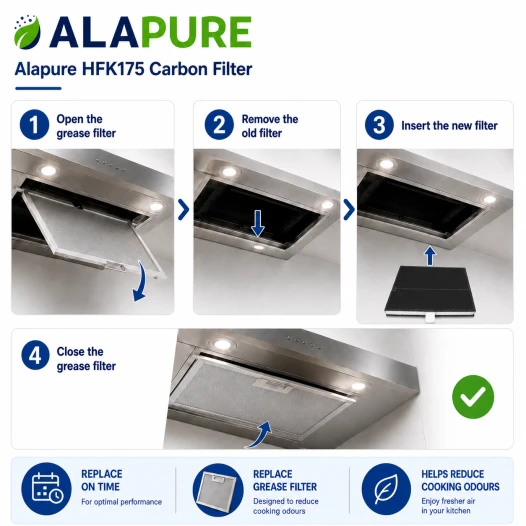 Alapure Koolstoffilter geschikt voor Neff 00361047 / 361047 / Z5123X5