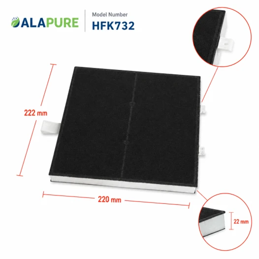 Alapure Koolstoffilter geschikt voor Gaggenau 00360732 / 360732 / AA260112