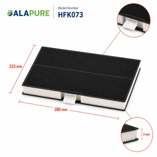 Alapure Koolstoffilter geschikt voor Neff 00744073 / 744073 / Z5133X1