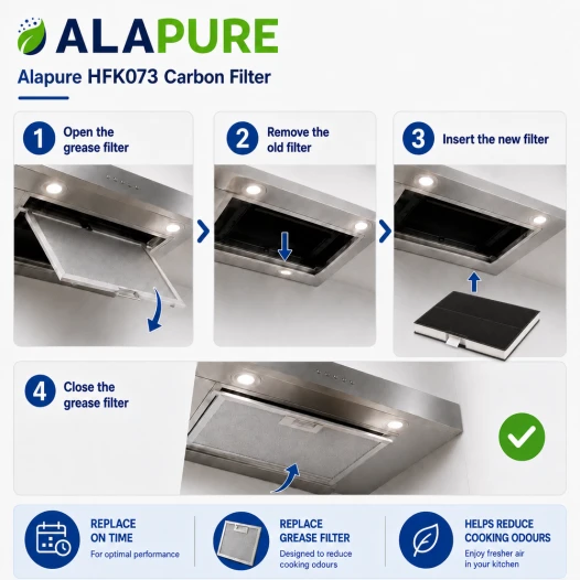 Alapure Koolstoffilter geschikt voor Neff 00744073 / 744073 / Z5133X1