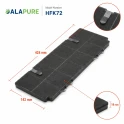 Alapure Koolstoffilter geschikt voor AEG MCFB82ST / 9029865806 