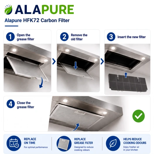 Alapure Koolstoffilter geschikt voor AEG MCFB82ST / 9029865806 