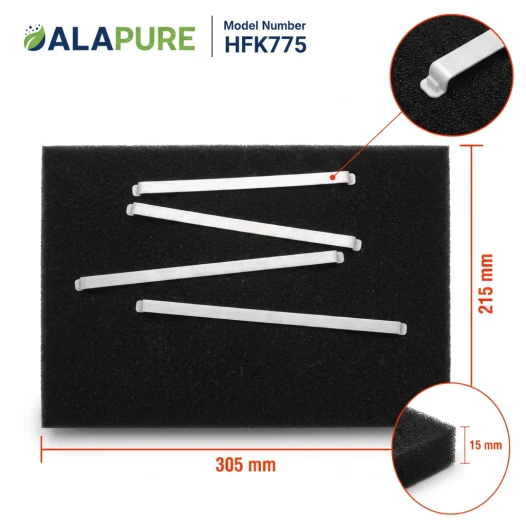 Alapure Koolstoffilter geschikt voor Sauter 74X2375 (2St.)