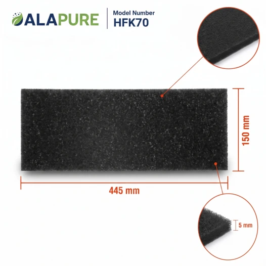 Alapure HFK80 koolstoffilter geschikt voor DeDietrich Koolstoffilter 74X6072