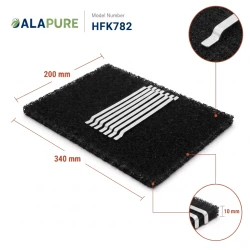 Alapure Koolstoffilter geschikt voor Fagor 74X7954 (3St.)