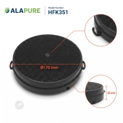 Alapure Koolstoffilter geschikt voor Airlux CR2000 (2-pack)
