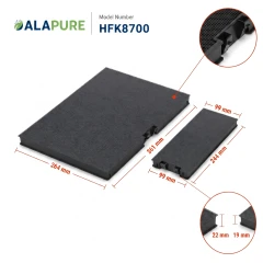 Alapure CleanAir Plus Koolstoffilter geschikt voor Siemens 11018700 / LZ10AKA00