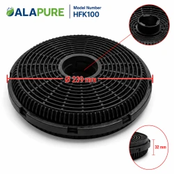 Alapure Koolstoffilter geschikt voor SIlverline 12026343 / 9197060046 (2St.)