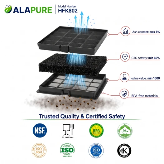Alapure Koolstoffilter geschikt voor Electrolux 9029793693
