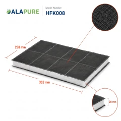 Alapure Koolstoffilter geschikt voor Siemens 00460008 / 460008 / LX500000