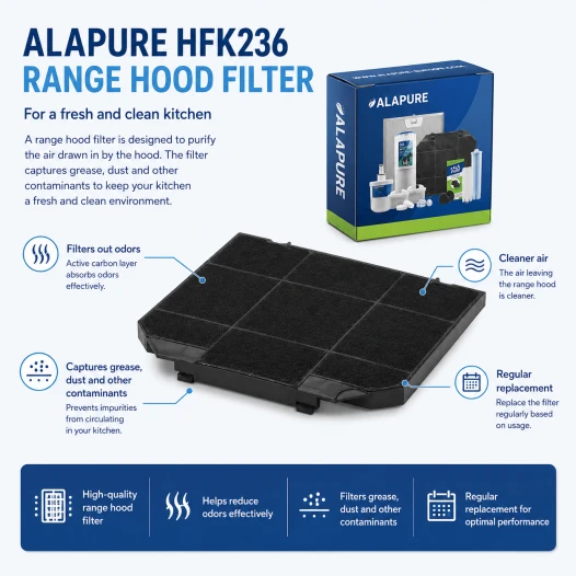 Alapure Koolstoffilter geschikt voor Smeg KITFC161 / 690073174