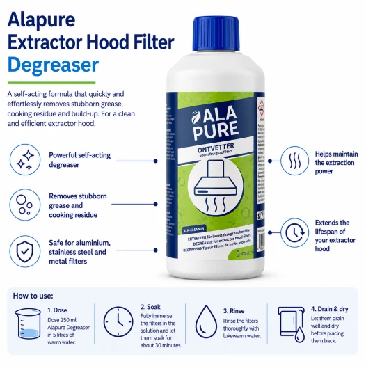 Alapure Afzuigkapfilter Ontvetter