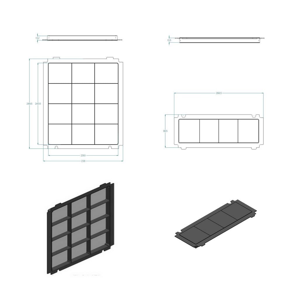 Blaupunkt Koolstoffilterset 5Z9108X3 (5 St.)