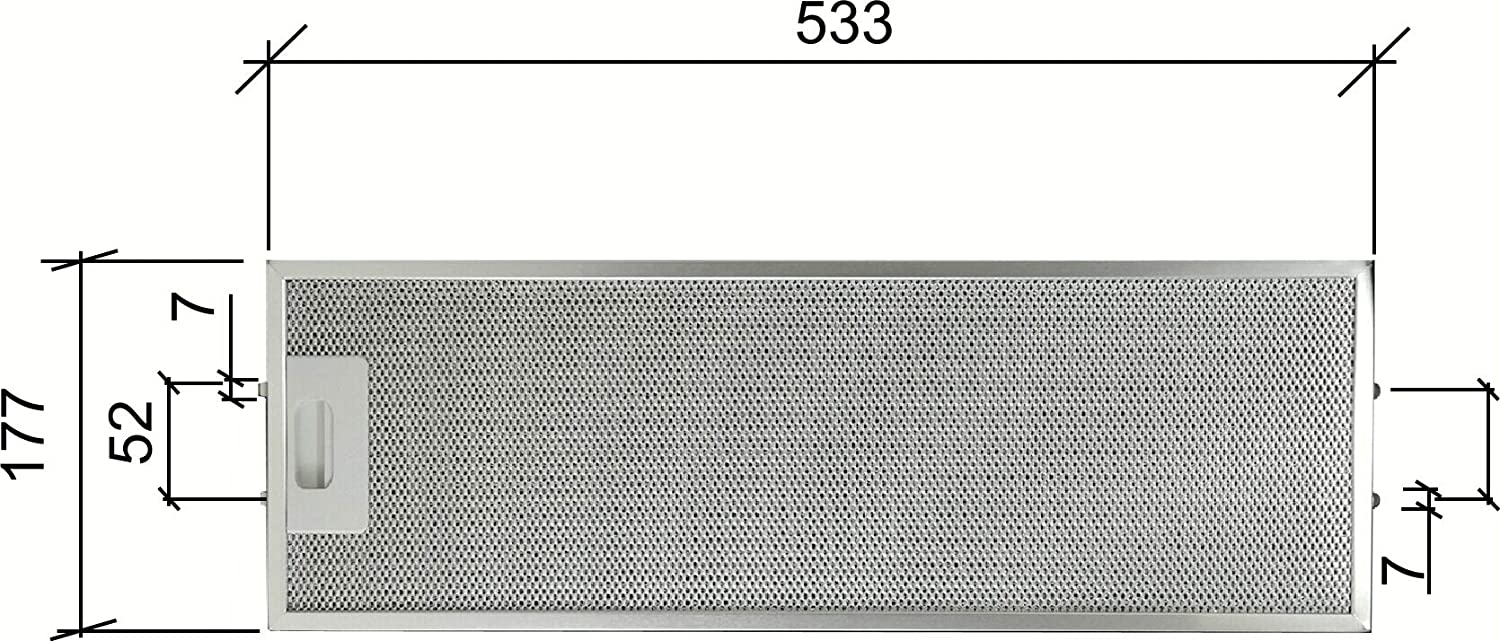 Ikea Metaalfilter 481248058305 533x177x10mm